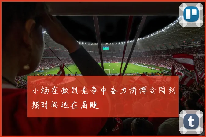 小杨在激烈竞争中奋力拼搏合同到期时间迫在眉睫